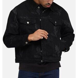 Saint Morta Doves Denim Jacket 3XL Buttons Chest Pockets Western Goth Punk